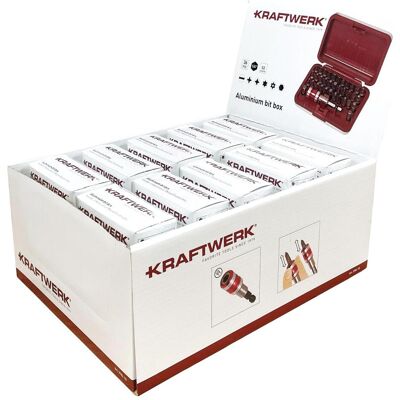 Kraftwerk, Bits, Display ALUBIT-Box Kraftwerk, Bits, Display ALUBIT-Box