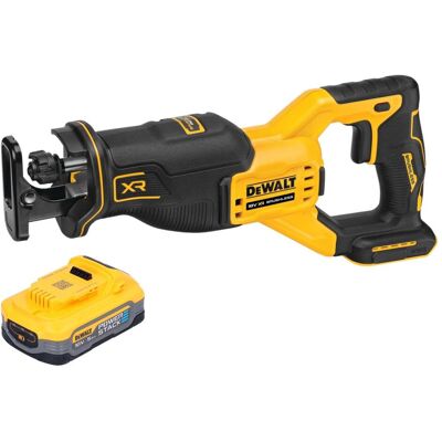 DeWalt, Säbelsäge, DCS 382 N Akku Reciprosäge Säbelsäge 18 V Brushless + 1x Powerstack Akku 5,0 Ah - ohne DeWalt, Säbelsäge, DCS 382 N Akku Reciprosäge Säbelsäge 18 V Brushless + 1x Powerstack Akku 5,0 Ah - ohne