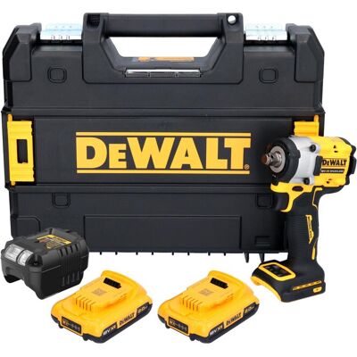 DeWalt, Bohrmaschine + Akkuschrauber, DCF 921 D2T Akku Schlagschrauber 18 V 400 Nm 1/2" Brushless + 2x Akku 2,0 Ah + Ladegerät + (Schlagschrauber) DeWalt, Bohrmaschine + Akkuschrauber, DCF 921 D2T Akku Schlagschrauber 18 V 400 Nm 1/2" Brushless + 2x Akku 2,0 Ah + Ladegerät + (Schlagschrauber)