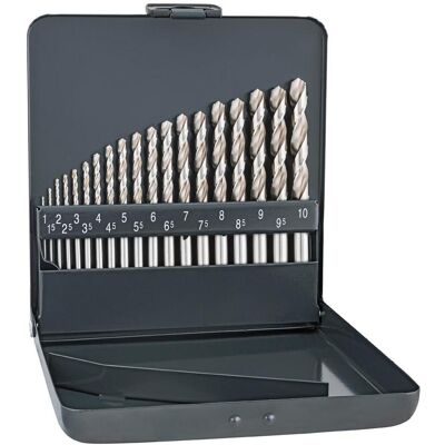Alpen, Bohrereinsatz, Kassette Pro KM 19 19-tlg. Ø 1.0-10.0x0.5mm (Ø1-10mm) Alpen, Bohrereinsatz, Kassette Pro KM 19 19-tlg. Ø 1.0-10.0x0.5mm (Ø1-10mm)
