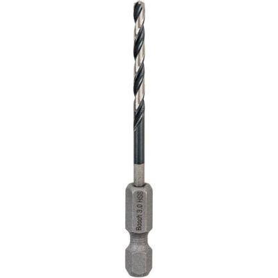 Bosch Professional Zubehör, Bohrereinsatz, PRO Metal HSS-G HEX Impact Spiralbohrer, 3mm (3,0 Millimeter) Bosch Professional Zubehör, Bohrereinsatz, PRO Metal HSS-G HEX Impact Spiralbohrer, 3mm (3,0 Millimeter)