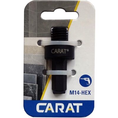 Carat, Zubehör Maschine, HTZZ010000 Adapter Sechskant - M14 Carat, Zubehör Maschine, HTZZ010000 Adapter Sechskant - M14