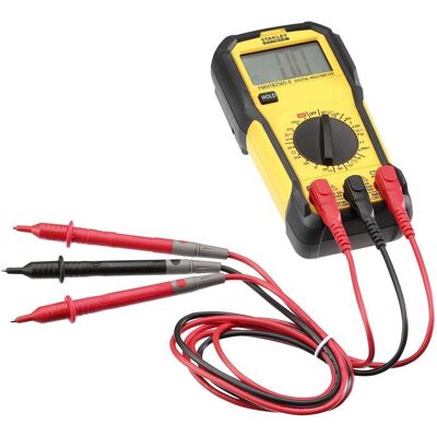 Stanley Multimeter, Multímetro digital FatMax (CAT III 600V, Hand-Multimeter) Stanley Multimeter, Multímetro digital FatMax (CAT III 600V, Hand-Multimeter)