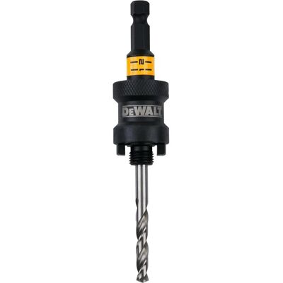 DeWalt, Lochsäge, Lochsägen Schnellwechsel-Adapter 10mm, für 14-30mm + 95mm HSS Bohrer DeWalt, Lochsäge, Lochsägen Schnellwechsel-Adapter 10mm, für 14-30mm + 95mm HSS Bohrer