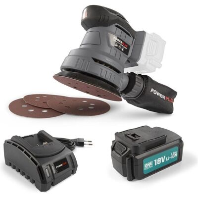 Powerplus, Schleifmaschine + Poliermaschine, Powebess3 Excentric Sander - 18V+Batt.3.0ah+Ladegerät (Powebess3) (Exzenterschleifer) Powerplus, Schleifmaschine + Poliermaschine, Powebess3 Excentric Sander - 18V+Batt.3.0ah+Ladegerät (Powebess3) (Exzenterschleifer)
