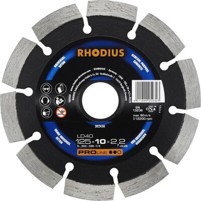 Rhodius, Sägeblatt, Diamant-Trennscheibe, segmenti Rhodius, Sägeblatt, Diamant-Trennscheibe, segmenti