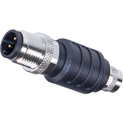 Led2work, Arbeitsleuchte, Anschlusszubehör Adapter M8 Sensorbuchse auf M12 Sensorstecker 4-polig Led2work, Arbeitsleuchte, Anschlusszubehör Adapter M8 Sensorbuchse auf M12 Sensorstecker 4-polig