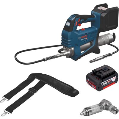 Professional, Kartuschenpistole + Fettpresse, Bosch GFP 18V-10 Akku Fettpresse 18 V 10000 psi + 1x Akku 5,0 Ah - ohne Ladegerät (Fettpresse) Professional, Kartuschenpistole + Fettpresse, Bosch GFP 18V-10 Akku Fettpresse 18 V 10000 psi + 1x Akku 5,0 Ah - ohne Ladegerät (Fettpresse)