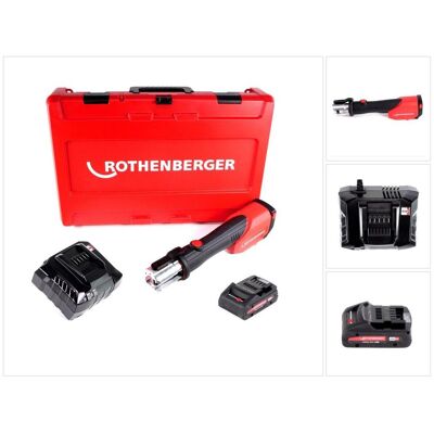Rothenberger, Presswerkzeug, ROMAX 4000 Akku Pressmaschine 18V + 1x Akku 4,0Ah + Ladegerät + Koffer Rothenberger, Presswerkzeug, ROMAX 4000 Akku Pressmaschine 18V + 1x Akku 4,0Ah + Ladegerät + Koffer