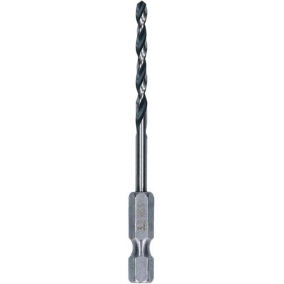 Bosch Professional Zubehör, Bohrereinsatz, Metal HSS HEX PointTeQ Spiralbohrer, 3,2x36x75mm (3,2 Millimeter) Bosch Professional Zubehör, Bohrereinsatz, Metal HSS HEX PointTeQ Spiralbohrer, 3,2x36x75mm (3,2 Millimeter)