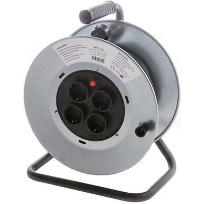 Okko, Kabelrolle, EXT CORD XP17-D1 3X1.5 25M 4V REEL MET (25 m, 1.50 mm²) Okko, Kabelrolle, EXT CORD XP17-D1 3X1.5 25M 4V REEL MET (25 m, 1.50 mm²)