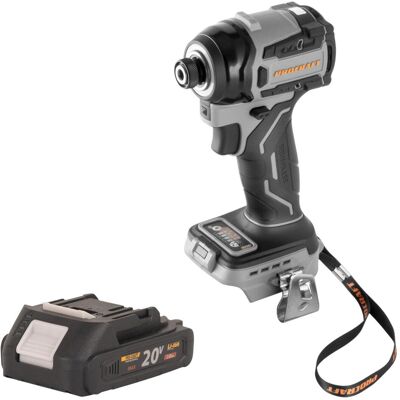 Procraft, Bohrmaschine + Akkuschrauber, Industrial ID20Abb Akku Schlagschrauber 20 V 180 Nm 1/4" + 1x Akku 2,0 Ah - ohne Ladegerät (Schlagschrauber) Procraft, Bohrmaschine + Akkuschrauber, Industrial ID20Abb Akku Schlagschrauber 20 V 180 Nm 1/4" + 1x Akku 2,0 Ah - ohne Ladegerät (Schlagschrauber)
