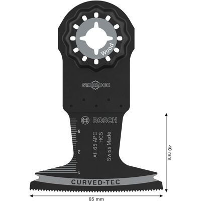 Bosch Professional Zubehör, Sägeblatt, 10x AII 65 APC invalzaagblad (voor Zachthout, Breedte mm, Professional Accessoires Multitool) Bosch Professional Zubehör, Sägeblatt, 10x AII 65 APC invalzaagblad (voor Zachthout, Breedte mm, Professional Accessoires Multitool)