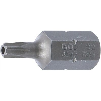 BGS, Bits, Bit Länge 30 mm Antrieb Aussensechskant 10 mm (3/8") T-Profil (für Torx) mit Bohrung T25 BGS, Bits, Bit Länge 30 mm Antrieb Aussensechskant 10 mm (3/8") T-Profil (für Torx) mit Bohrung T25