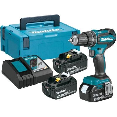Makita, Bohrmaschine + Akkuschrauber, WIERTARKO-WKRĘTARKA AKUMULATOROWA UDAROWA BLDC 18V 3*3.0AH (Schlagbohrschrauber) Makita, Bohrmaschine + Akkuschrauber, WIERTARKO-WKRĘTARKA AKUMULATOROWA UDAROWA BLDC 18V 3*3.0AH (Schlagbohrschrauber)