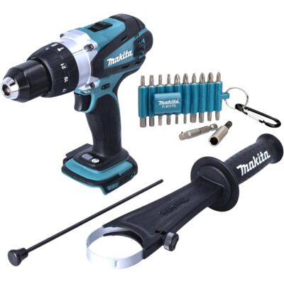 Makita, Bohrmaschine + Akkuschrauber, DHP 458 (Schlagbohrmaschine) Makita, Bohrmaschine + Akkuschrauber, DHP 458 (Schlagbohrmaschine)