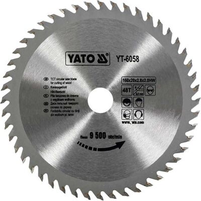 Yato, Sägeblatt, YT-6058 Kreissägeblatt (e) Yato, Sägeblatt, YT-6058 Kreissägeblatt (e)