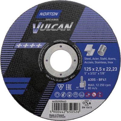 Magni, Sägeblatt, Norton-Schneiden Winkelschleifer Metall Edelstahl Durchmesser 125 2,5 x 22,23 Magni, Sägeblatt, Norton-Schneiden Winkelschleifer Metall Edelstahl Durchmesser 125 2,5 x 22,23