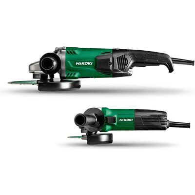 Hikoki, Winkelschleifer, KG23SAYBZ Winkelschleiferset 230mm und 125mm + Diamanttrennscheiben (230 mm) Hikoki, Winkelschleifer, KG23SAYBZ Winkelschleiferset 230mm und 125mm + Diamanttrennscheiben (230 mm)