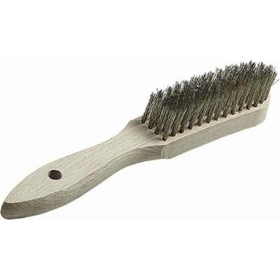 Ironside, Schleifmittel, Messing Drahtbürste 3 reihig 0,30mm Draht Ironside, Schleifmittel, Messing Drahtbürste 3 reihig 0,30mm Draht