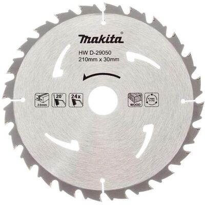 Makita, Sägeblatt, CIRCULAR SAW BLADE 210X30/25 24T WOOD Makita, Sägeblatt, CIRCULAR SAW BLADE 210X30/25 24T WOOD
