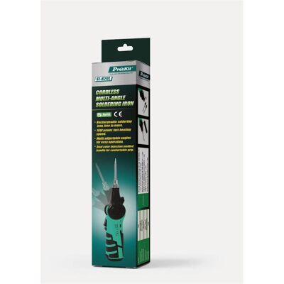 Agam, Lötgerät, Pro'sKit SI-B20L Akku-Lötkolben mit verstellbarem Winkel – 16 W – über USB-C aufladbar (Lötkolben) Agam, Lötgerät, Pro'sKit SI-B20L Akku-Lötkolben mit verstellbarem Winkel – 16 W – über USB-C aufladbar (Lötkolben)