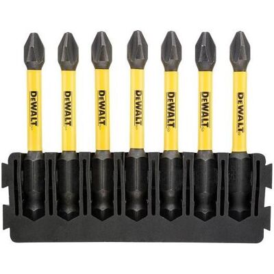 DeWalt, Bits, 7PC 57MM PH2 BAR FLEXTORQ DeWalt, Bits, 7PC 57MM PH2 BAR FLEXTORQ