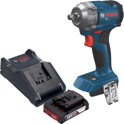 Professional, Bohrmaschine + Akkuschrauber, Bosch GDS 18V-350 Professional Akku Drehschlagschrauber 18 V 350 Nm 1/2" Brushless + 1x Akku 2,0 Ah (Schlagschrauber) Professional, Bohrmaschine + Akkuschrauber, Bosch GDS 18V-350 Professional Akku Drehschlagschrauber 18 V 350 Nm 1/2" Brushless + 1x Akku 2,0 Ah (Schlagschrauber)