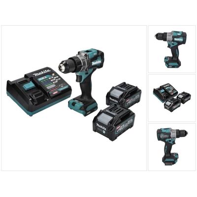 Makita, Bohrmaschine + Akkuschrauber, DF 001 GM2 Akku Bohrschrauber 40 V max. 140 Nm XGT Brushless + 2x Akku 4,0 Ah + Ladegerät (Bohrschrauber) Makita, Bohrmaschine + Akkuschrauber, DF 001 GM2 Akku Bohrschrauber 40 V max. 140 Nm XGT Brushless + 2x Akku 4,0 Ah + Ladegerät (Bohrschrauber)