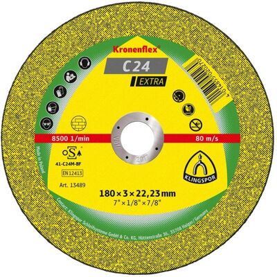 Klingspor C24 Trennscheibe - Stein & Beton - 230mm Klingspor C24 Trennscheibe - Stein & Beton - 230mm