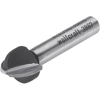 wolfcraft, Fräser, 1 Hohlkehlfräser HM S=8mm ø12,7x9,5mm wolfcraft, Fräser, 1 Hohlkehlfräser HM S=8mm ø12,7x9,5mm