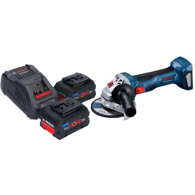 Bosch Professional, Winkelschleifer, GWS 18V-7 Professional Akku Winkelschleifer 18 V 115 mm Brushless + 2x ProCORE Akku 5,5 Ah + (115 mm) Bosch Professional, Winkelschleifer, GWS 18V-7 Professional Akku Winkelschleifer 18 V 115 mm Brushless + 2x ProCORE Akku 5,5 Ah + (115 mm)