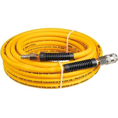 DeWalt, Zubehör Druckluftwerkzeug, DXCMH10E Luftschlauch 10 m für Kompressor Ø8x12mm inkl. Schnellverschlusskupplungen DeWalt, Zubehör Druckluftwerkzeug, DXCMH10E Luftschlauch 10 m für Kompressor Ø8x12mm inkl. Schnellverschlusskupplungen