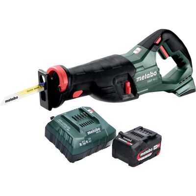 Metabo, Säbelsäge, SSEP 18 LT Akku Säbelsäge 18 V 32 mm + 1x Akku 4,0 Ah + Ladegerät Metabo, Säbelsäge, SSEP 18 LT Akku Säbelsäge 18 V 32 mm + 1x Akku 4,0 Ah + Ladegerät