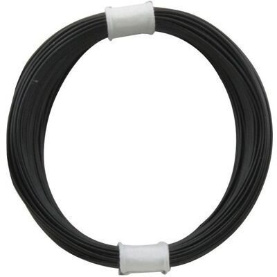 Donau, Kabelleitung, Kupferschalt Litze hochflexibel 0,04 mm² / 10 m schwarz (10 m) Donau, Kabelleitung, Kupferschalt Litze hochflexibel 0,04 mm² / 10 m schwarz (10 m)