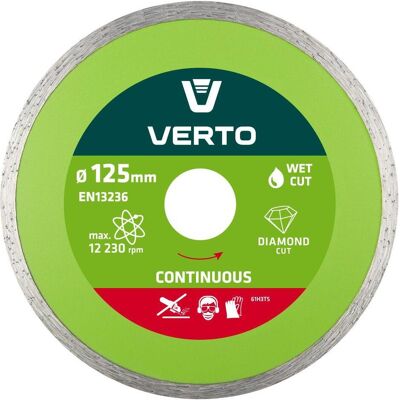 Verto, Schleifmittel, Diamantscheibe 125 x 22,2 mm, massiv Verto, Schleifmittel, Diamantscheibe 125 x 22,2 mm, massiv