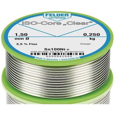 Felder ISO-Core Transparent Lötdraht - Lötgerät Zubehör Felder ISO-Core Transparent Lötdraht - Lötgerät Zubehör