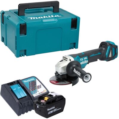 Makita, Winkelschleifer, DGA 517 Z Akku Winkelschleifer 18 V 125 mm Brushless + 1x Akku 9,0 Ah + Ladegerät + Makpac (125 mm) Makita, Winkelschleifer, DGA 517 Z Akku Winkelschleifer 18 V 125 mm Brushless + 1x Akku 9,0 Ah + Ladegerät + Makpac (125 mm)
