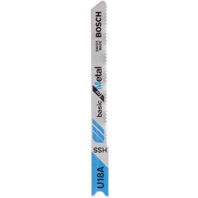 Bosch Zubehör, Sägeblatt, Stichsägeblatt HSS, U 18 A Basic for Metal Bosch Zubehör, Sägeblatt, Stichsägeblatt HSS, U 18 A Basic for Metal