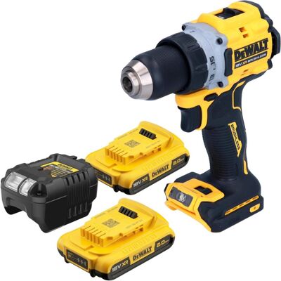 DeWalt, Bohrmaschine + Akkuschrauber, DCD 800 D2 Akku Bohrschrauber 18 V 90 Nm Brushless + 2x Akku 2,0 Ah + Ladegerät (Bohrschrauber) DeWalt, Bohrmaschine + Akkuschrauber, DCD 800 D2 Akku Bohrschrauber 18 V 90 Nm Brushless + 2x Akku 2,0 Ah + Ladegerät (Bohrschrauber)