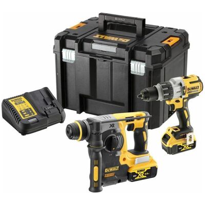 DeWalt, Elektrowerkzeug Set, 18V XR 2-teiliges Kombi-Set DeWalt, Elektrowerkzeug Set, 18V XR 2-teiliges Kombi-Set