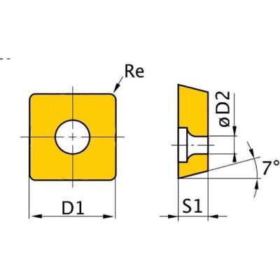 Optimum, Zubehör Maschine, HM-Ersatzwendeplatten ISO SNMG120408 Optimum, Zubehör Maschine, HM-Ersatzwendeplatten ISO SNMG120408
