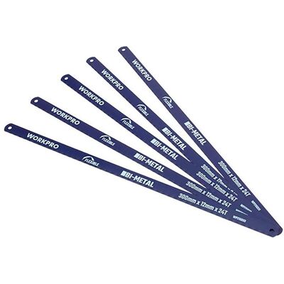 Workpro, Sägeblatt, Bi-metal saw blades, 300 mm, 24 tpi, 5-piece set Workpro, Sägeblatt, Bi-metal saw blades, 300 mm, 24 tpi, 5-piece set