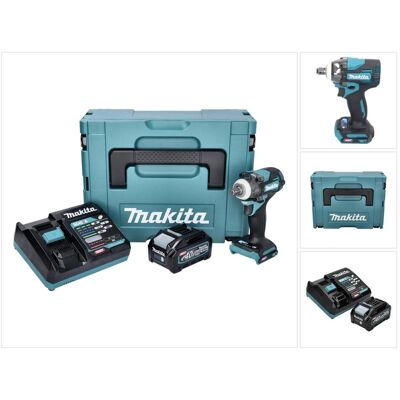 Makita, Bohrmaschine + Akkuschrauber, TW 004 GM101 Akku Schlagschrauber 40 V max. 1/2" 350 Nm XGT Brushless + 1x Akku 4,0 Ah + (Schlagschrauber) Makita, Bohrmaschine + Akkuschrauber, TW 004 GM101 Akku Schlagschrauber 40 V max. 1/2" 350 Nm XGT Brushless + 1x Akku 4,0 Ah + (Schlagschrauber)