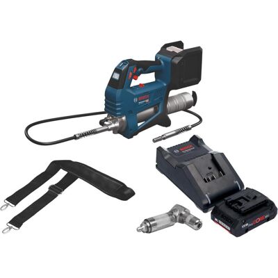 Professional, Kartuschenpistole + Fettpresse, Bosch GFP 18V-10 Akku Fettpresse 18 V 10000 psi + 1x ProCORE Akku 4,0 Ah + Ladegerät (Fettpresse) Professional, Kartuschenpistole + Fettpresse, Bosch GFP 18V-10 Akku Fettpresse 18 V 10000 psi + 1x ProCORE Akku 4,0 Ah + Ladegerät (Fettpresse)