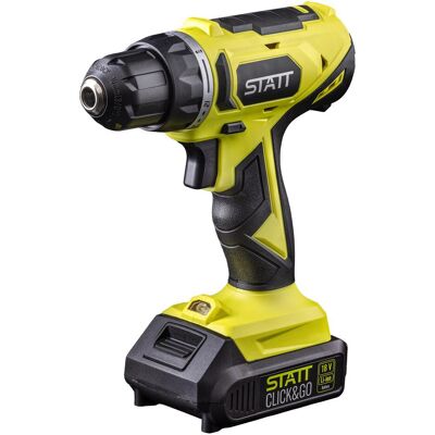 Statt, Bohrmaschine + Akkuschrauber, 18V Cordless Drill with 2Ah Battery (Bohrschrauber) Statt, Bohrmaschine + Akkuschrauber, 18V Cordless Drill with 2Ah Battery (Bohrschrauber)