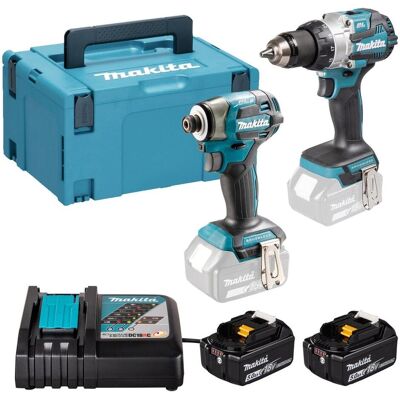 Makita, Werkzeugakku + Ladegerät, DLX 2528 (18 V) Makita, Werkzeugakku + Ladegerät, DLX 2528 (18 V)