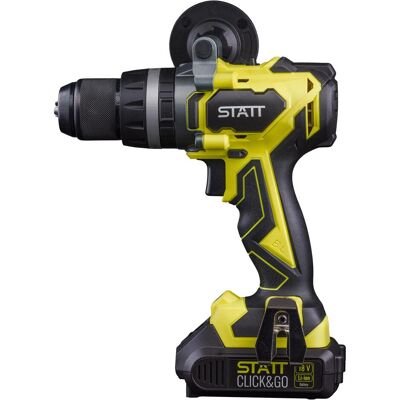 Statt, Bohrmaschine + Akkuschrauber, 18V Cordless Brushless Impact Drill with 2 Ah Battery (Schlagbohrschrauber) Statt, Bohrmaschine + Akkuschrauber, 18V Cordless Brushless Impact Drill with 2 Ah Battery (Schlagbohrschrauber)
