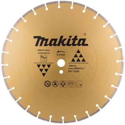 Makita, Sägeblatt, D-57009 Deim. diskas betonui 400/25,4 mm Standart klasės Makita, Sägeblatt, D-57009 Deim. diskas betonui 400/25,4 mm Standart klasės