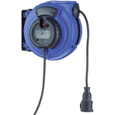 Hedi, Kabelrolle, KBZ10NT Federzugtrommel, 250 V, blau (10 m) Hedi, Kabelrolle, KBZ10NT Federzugtrommel, 250 V, blau (10 m)